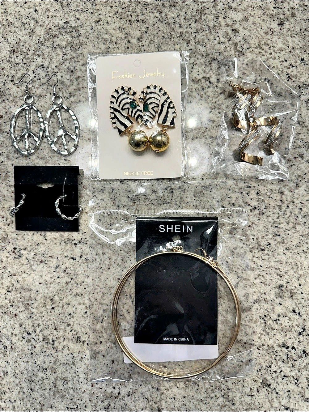 Mixed Earring Lot Gold & Silver NWT